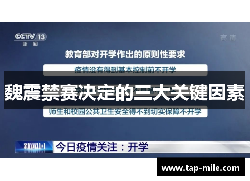 魏震禁赛决定的三大关键因素